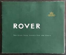Rover two litre for sale  LEICESTER