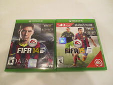 Fifa 14 & Fifa 15 Deluxe for Xbox One Games Used  Very Good Condtion Free Ship for sale  Shipping to South Africa