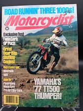 Motorcyclist magazine jan for sale  Saint Petersburg