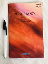 Catalogue shimano 1993 d'occasion  Lézignan-Corbières