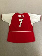 Pires 7 Arsenal Shirt-XL - 2002/2004 - invincibles Home Jersey O2 nike d'occasion  Expédié en France