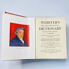 Webster's Dictionary New 20th Century 1949 Whitehall Illustrated Vintage na sprzedaż  Wysyłka do Poland