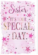 Sister birthday greeting for sale  TELFORD