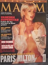 Maxim Dezember 2003 - Paris Hilton, Mark Wahlberg, Vanessa Superstar comprar usado  Enviando para Brazil