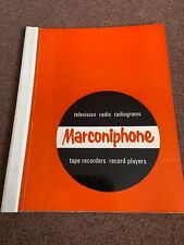 Full marconiphone catalogue for sale  HOCKLEY