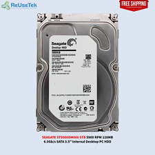 SEAGATE ST5000DM000 5TB 5900 RPM 128MB 6.0Gb/s SATA 3.5" Internal Desktop PC HDD for sale  Shipping to South Africa
