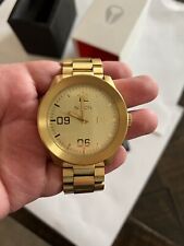 Nixon The Corporal SS Watch Gold Men’s USED & Needs new battery for sale  Shipping to South Africa