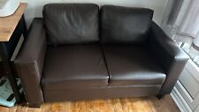Faux leather sofa for sale  LONDON