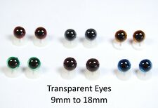 Transparent eyes plastic for sale  Shipping to Ireland