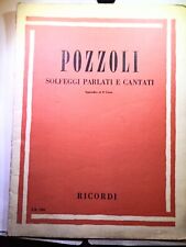 Pozzoli solfeggi parlati usato  Mira