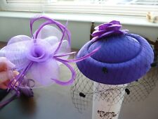 Purple lilac fascinator for sale  ABERGELE