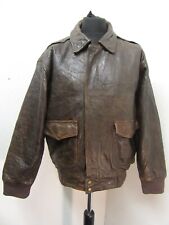 Vintage avirex leather for sale  HALIFAX