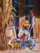 Halloween scarecrow painting for sale  Barrington