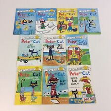 Lote de 10 livros Pete the Cat Litwin I Can Read pré-escolar jardim de infância 1ª 2ª série comprar usado  Enviando para Brazil