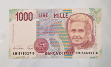 Banconota mille 1000 usato  Italia