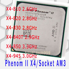 Procesador de CPU AMD Phenom II X4 810 X4 820 X4 830 X4 840T 850 X4 945 zócalo AM3 segunda mano  Embacar hacia Argentina