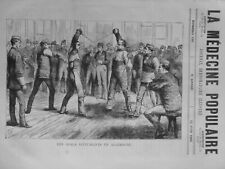 1884 escrime duel d'occasion  Saint-Etienne