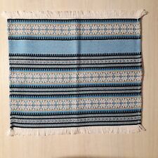 Blue Ukrainian embroidered napkins, Ethnic, Tea napkin, Rushnyk 13x12 in, 1 pcs, used for sale  Shipping to South Africa