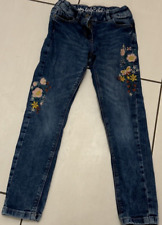 Blumen stickerei jeans gebraucht kaufen  Beckingen