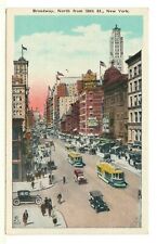 Käytetty, 1920 PC: Broadway, North from 38th St, NYC – Maxine Elliott’s Theatre myynnissä  Leverans till Finland
