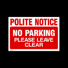 Polite parking please for sale  WARE
