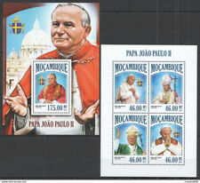 ST2527 2013 MOÇAMBIQUE PAPA JEAN-PAUL II PAPA JOAO PAULO II KB+BL MNH comprar usado  Enviando para Brazil