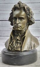 Ludwig Van Beethoven Bronzo Scultura Busto Decoro Arredamento Ufficio Trattare comprar usado  Enviando para Brazil