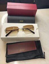 Óculos de sol Cartier sem aro/tom marrom comprar usado  Enviando para Brazil