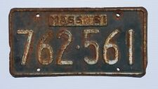 antique license plate 1961 for sale  Lanesborough