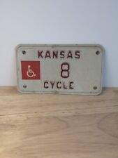 kansas motorcycle license plate for sale  Dwight