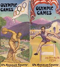 Used, BROCHURE - OLYMPIC GAMES , LOS ANGLES COUNTY , CALIFORNIA 1932 for sale  Shipping to South Africa