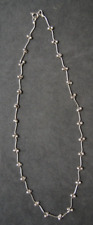 Vintage hallmarked silver unusual link necklace Gerald Owen Moretonhampstead for sale  Shipping to South Africa