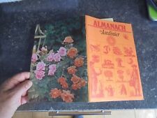 Almanach jardinier jardiner d'occasion  Charnay-lès-Mâcon