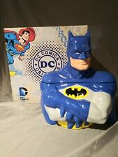 New BATMAN Classic Blue Suit Entertainment Earth EE Exclusive Ceramic Cookie Jar, used for sale  Rio Rancho