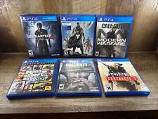 PS4 Playstation 4 Games Bundle - 6 Games - Call of Duty, GTA V, Uncharted & More for sale  Shipping to South Africa