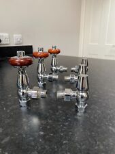 angled chrome radiator valves for sale  CANNOCK