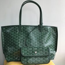Autêntica bolsa feminina Goyard verde horizontal quadrada lona comprar usado  Enviando para Brazil