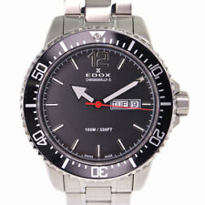 EDOX 84300 CHRONORALLY-S Cuarzo Negro #KN656, usado segunda mano  Embacar hacia Argentina