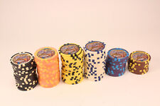 Juego de 94 fichas de póquer de casino holográficas láser de alto rodillo Las Vegas Nevada, usado segunda mano  Embacar hacia Argentina