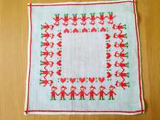 Swedish embroidered christmas for sale  ESHER