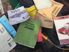 Pergeot manuals various for sale  COLCHESTER