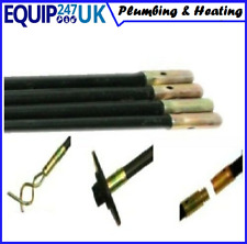 Drain rod set for sale  Shipping to Ireland