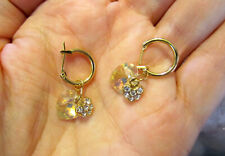Crystal heart earrings for sale  Kennerdell