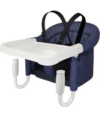 TOONOON Hook On High Portatable Chair Clip On Fold Flat Storage Dining Tray Blue for sale  Shipping to South Africa