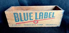 Vintage blue label for sale  Albuquerque