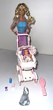 Barbie andando e irmã bebê Krissy com carrinho de bebê #22232 Mattel - Sons!, usado comprar usado  Enviando para Brazil