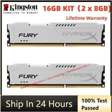 DIMM de memoria RAM de escritorio KINGSTON HyperX FURY DDR3 16 GB 2x 8 GB 1600 MHz PC3-12800 PC3-12800 segunda mano  Embacar hacia Argentina