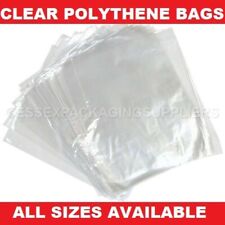 Clear Polythene Bags Plastic All Sizes Craft Food Storage Large Small Cheapest, brugt til salg  Sendes til Denmark