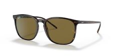 NOVO! Óculos de sol Ray-Ban RB4387F 902/73 marrom tartaruga unissex comprar usado  Enviando para Brazil