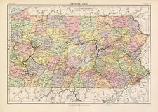 Antique map pennsylvania for sale  PLYMOUTH